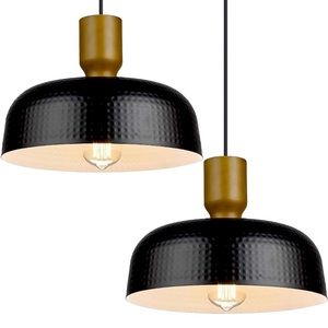 NIB Luminzone 2pcs Pendant Lighting Farmhouse Ceiling Hanging Light Fixtures